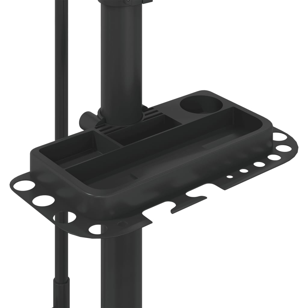 vidaXL Βάση Επισκευής Ποδηλάτων Πτυσ. Ρυθ. Μπλε 108-188 εκ Ατσάλι