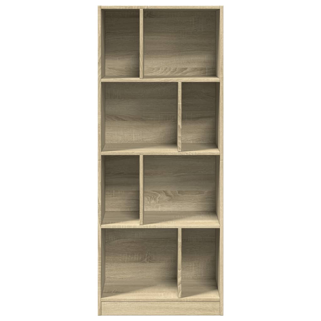 vidaXL Βιβλιοθήκη Sonoma Δρυς 57x28,5x141 εκ. από Επεξεργασμένο Ξύλο
