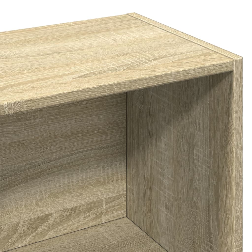 vidaXL Βιβλιοθήκη Sonoma Δρυς 57x28,5x141 εκ. από Επεξεργασμένο Ξύλο