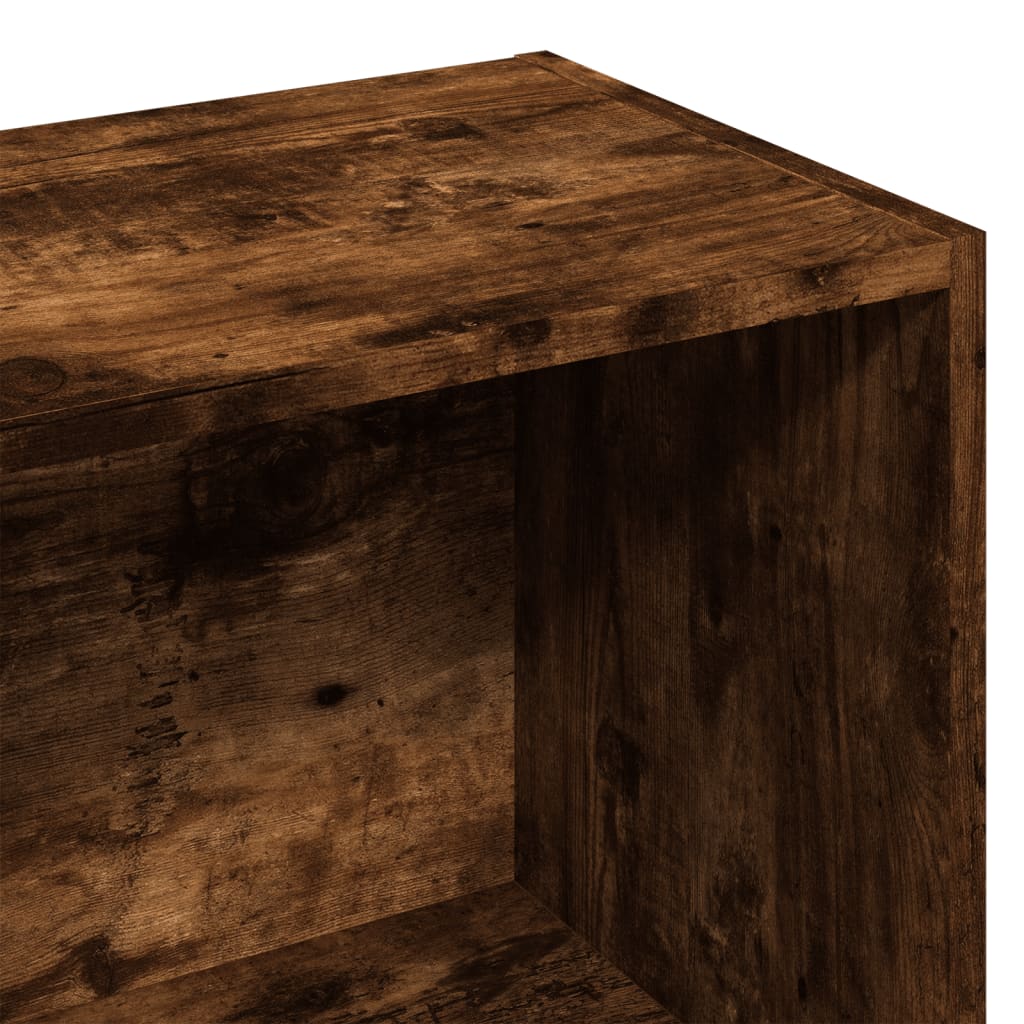 vidaXL Βιβλιοθήκη Καπνιστή Δρυς 57x28,5x107,5 εκ. Επεξεργασμένο Ξύλο