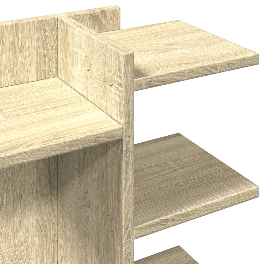 vidaXL Έπιπλο Οργάνωσης Γραφείου Sonoma Δρυς 42x21,5x42εκ Επεξ. Ξύλο
