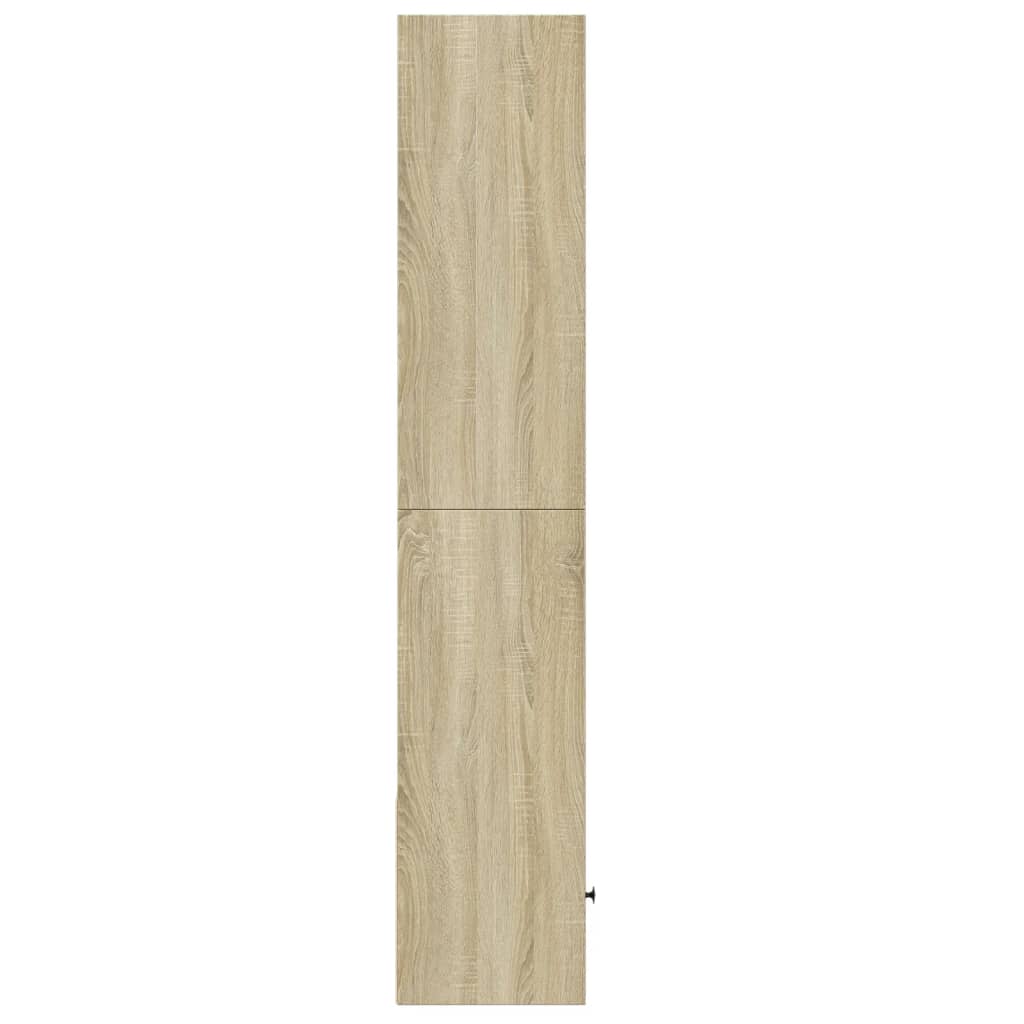 vidaXL Βιβλιοθήκη Sonoma Δρυς 40x36x189 εκ. από Επεξεργασμένο Ξύλο