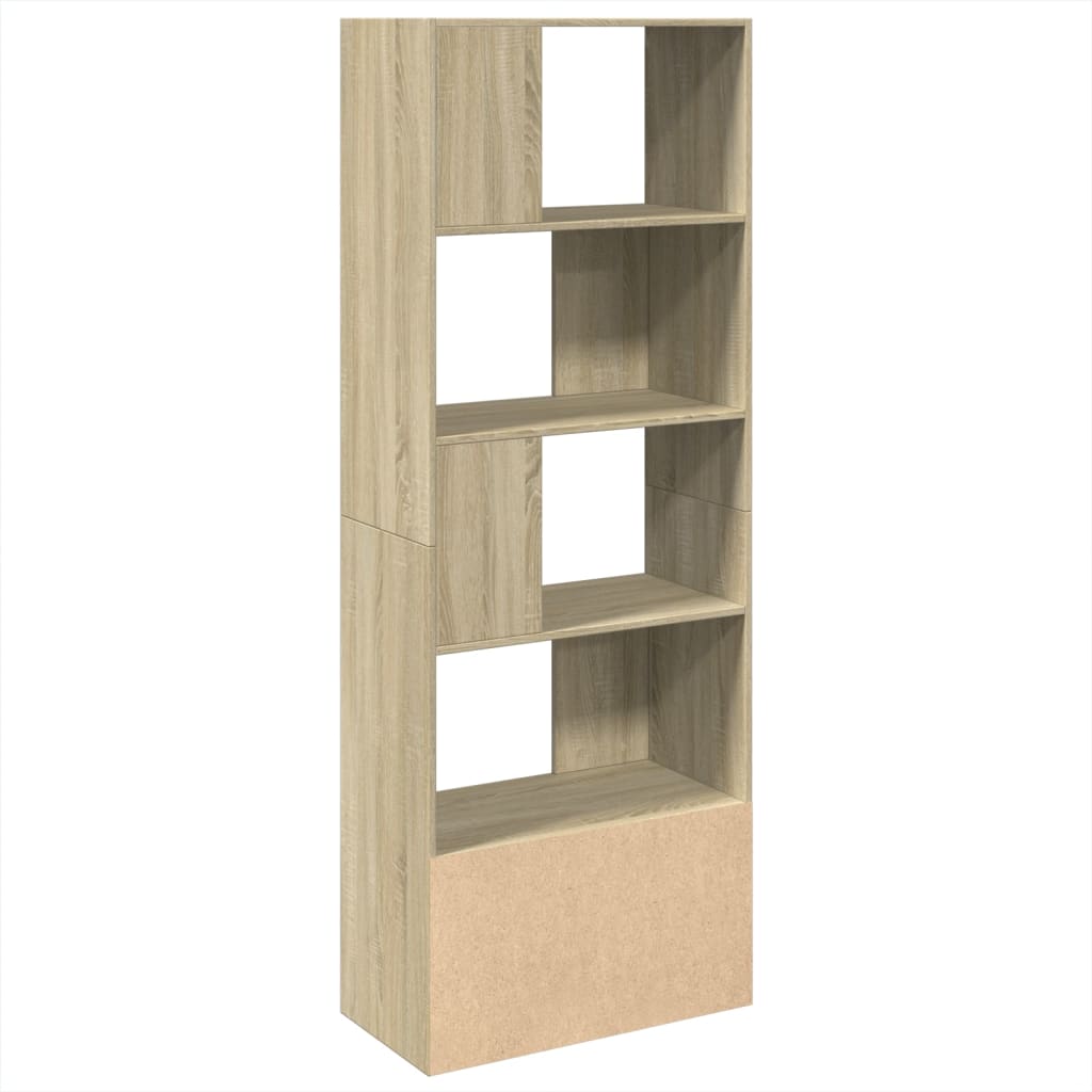 vidaXL Βιβλιοθήκη Sonoma Δρυς 70x36x189 εκ. από Επεξεργασμένο Ξύλο