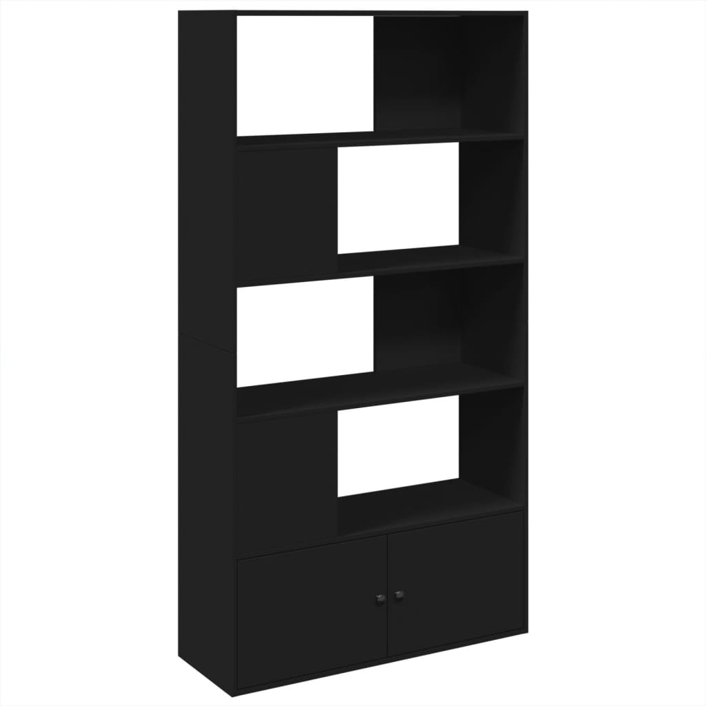 vidaXL Βιβλιοθήκη Μαύρη 100x36x189 εκ. από Επεξεργασμένο Ξύλο