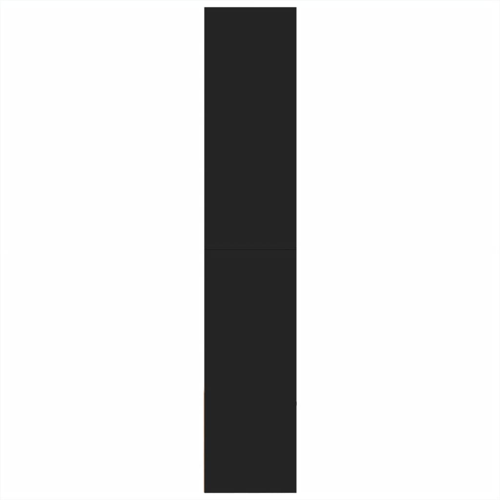 vidaXL Βιβλιοθήκη Μαύρη 100x36x189 εκ. από Επεξεργασμένο Ξύλο