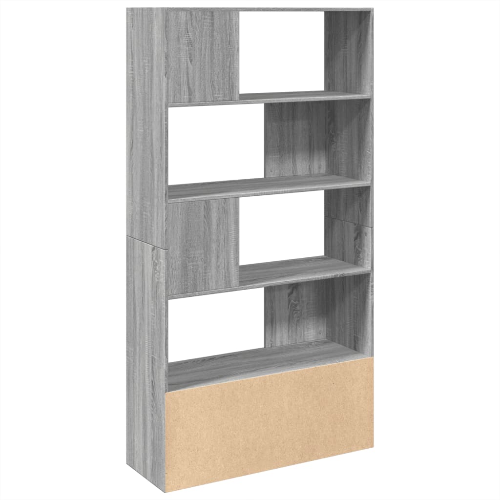 vidaXL Βιβλιοθήκη Γκρι Sonoma 100x36x189 εκ. από Επεξεργ. Ξύλο