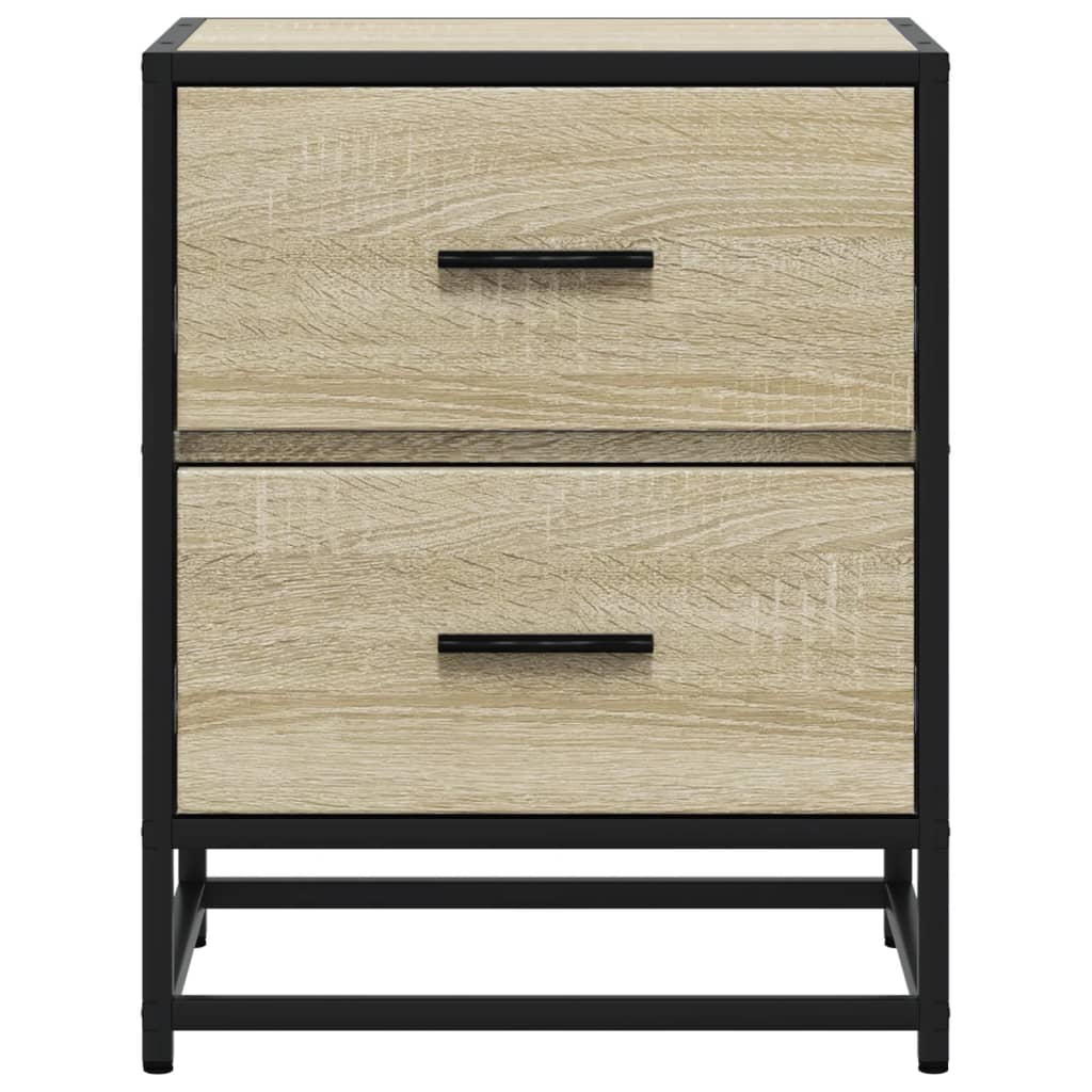 vidaXL Κομοδίνα 2 τεμ. Sonoma Δρυς 40x31x50 εκ. από Επεξεργασμένο Ξύλο