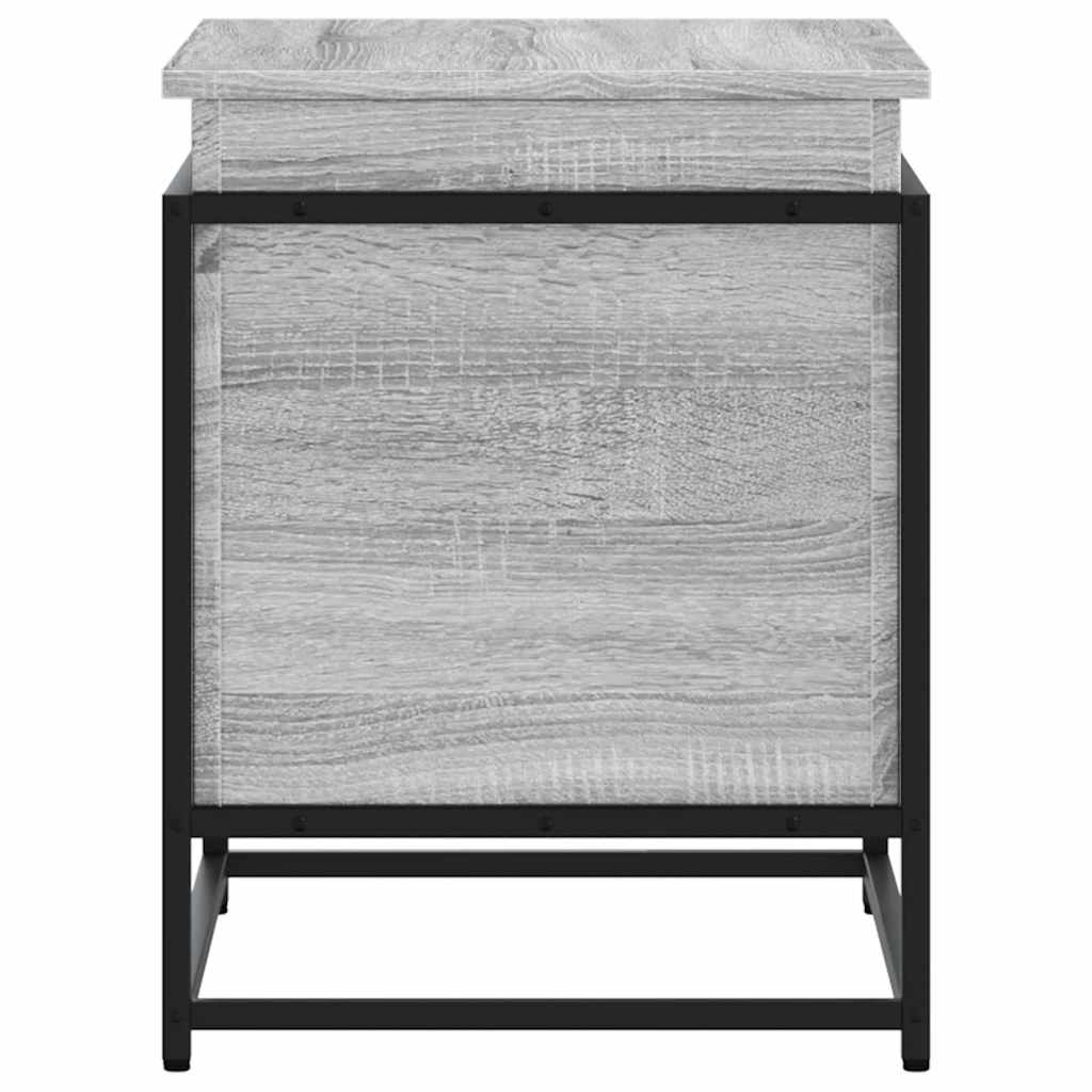 vidaXL Κουτί Αποθήκευσης με Γκρι Sonoma 60x40x51,5 εκ. Επεξ. Ξύλο