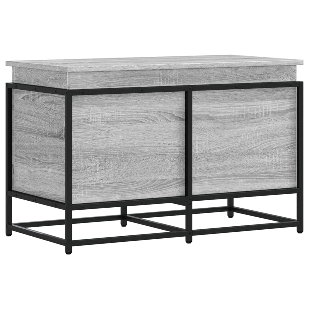 vidaXL Κουτί Αποθήκευσης με Γκρι Sonoma 80x40x51,5 εκ. Επεξ. Ξύλο