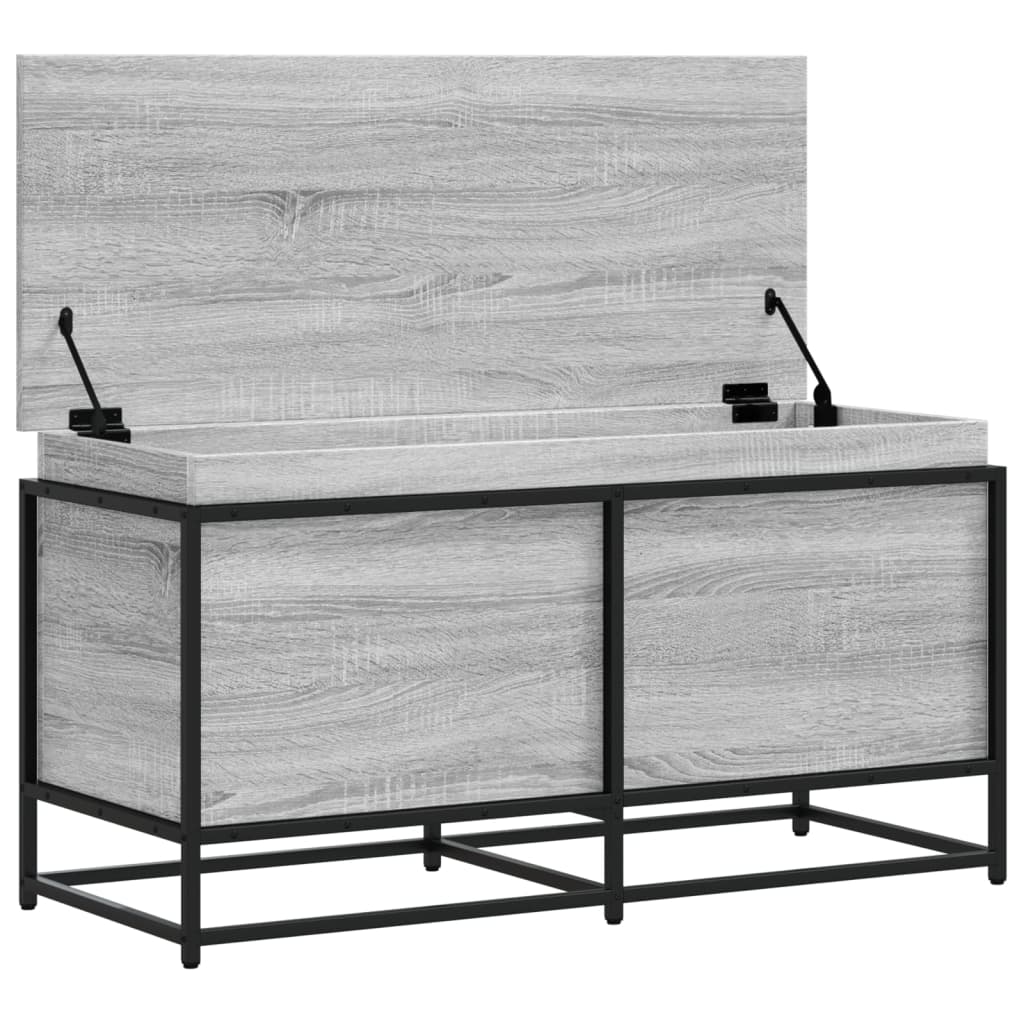 vidaXL Κουτί Αποθήκευσης με Γκρι Sonoma 100x40x51,5 εκ. Επεξ. Ξύλο