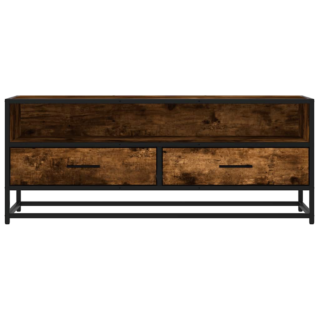 ντουλάπι τηλεόρασης vidaXL Καπνιστή δρυς 100x34,5x40 cm