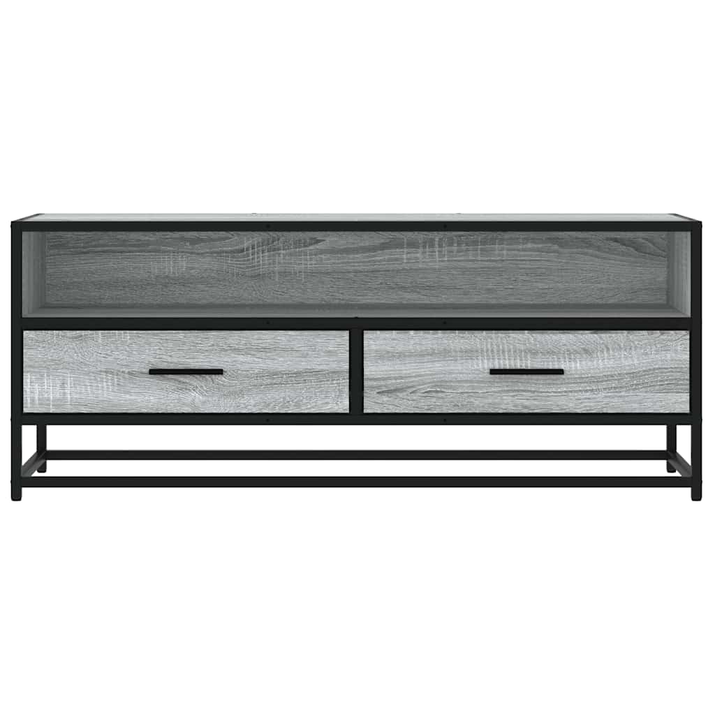 ντουλάπι τηλεόρασης vidaXL Γκρι Sonoma 100x34,5x40 cm