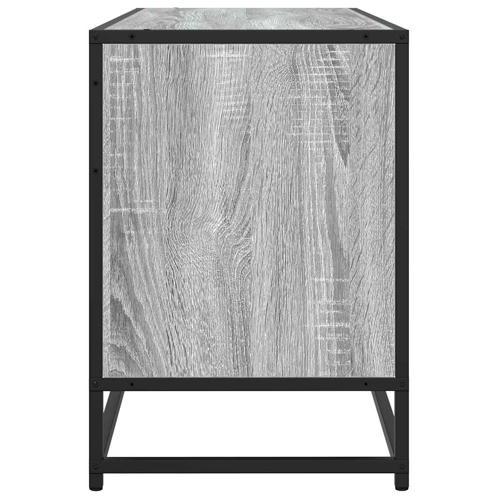 ντουλάπι τηλεόρασης vidaXL Γκρι Sonoma 100x35x50 cm
