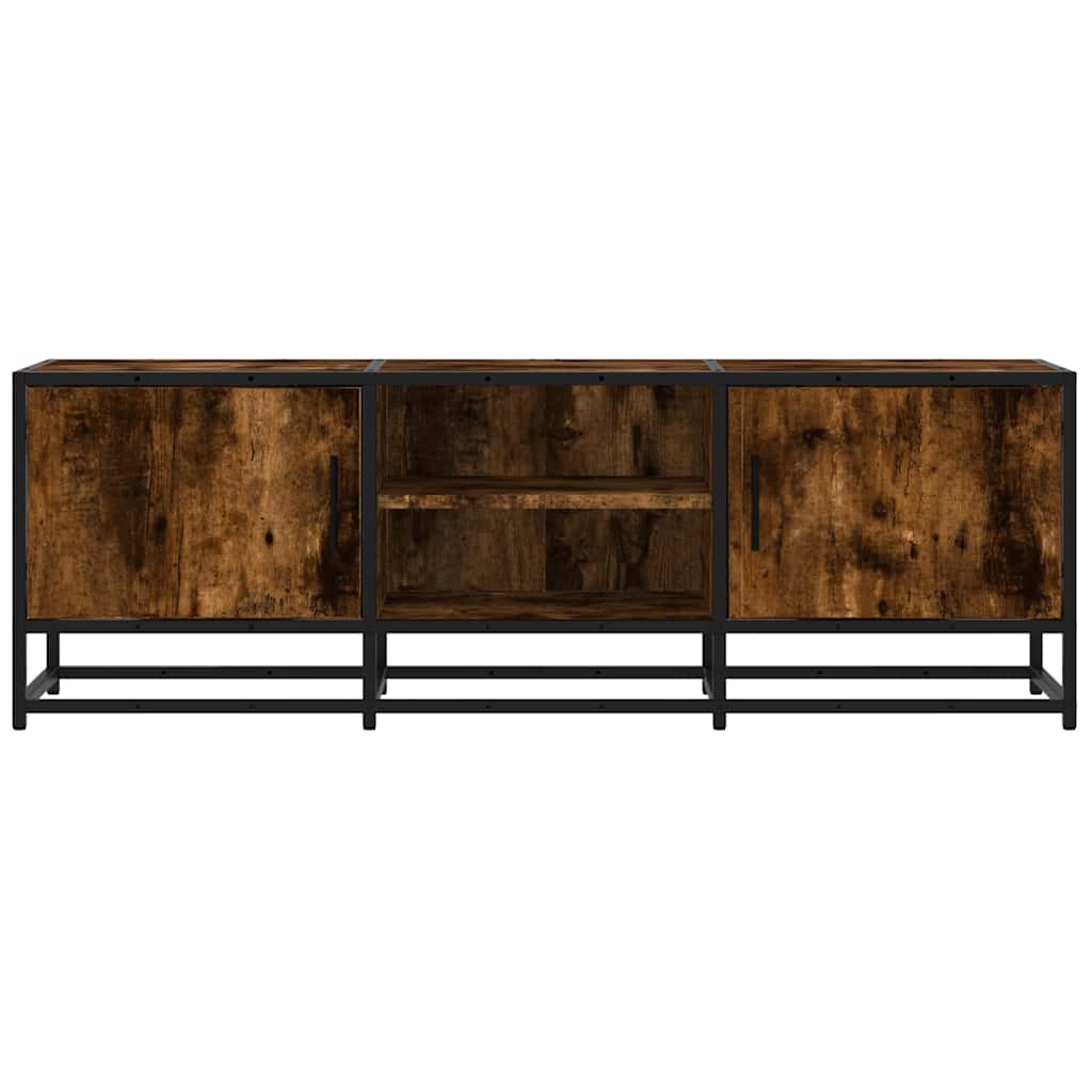 ντουλάπι τηλεόρασης vidaXL Καπνιστή δρυς 120x35x41 cm