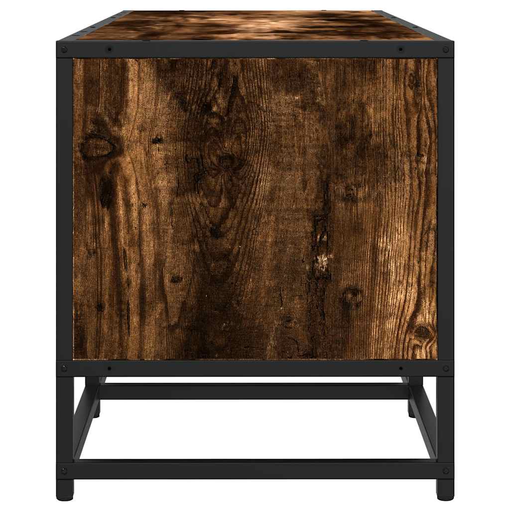 ντουλάπι τηλεόρασης vidaXL Καπνιστή δρυς 120x35x41 cm
