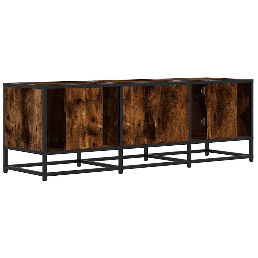 ντουλάπι τηλεόρασης vidaXL Καπνιστή δρυς 120x35x41 cm