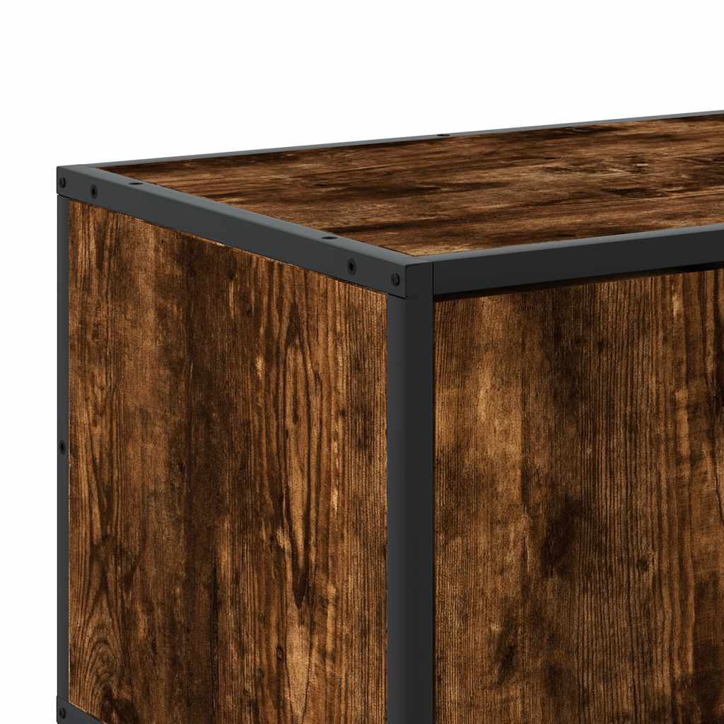 ντουλάπι τηλεόρασης vidaXL Καπνιστή δρυς 120x35x41 cm