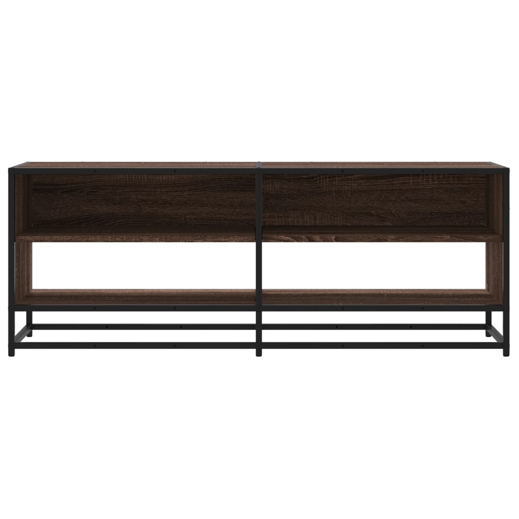 vidaXL Έπιπλο Τηλεόρασης Καφέ Δρυς 120,5x40x46 εκ. Επεξεργασμένο Ξύλο