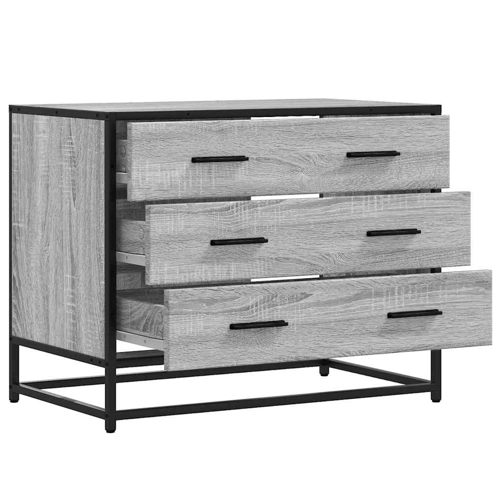 vidaXL Ντουλάπι συρταριών Γκρι Sonoma 70x41x56 cm Ξύλινη κατασκευή