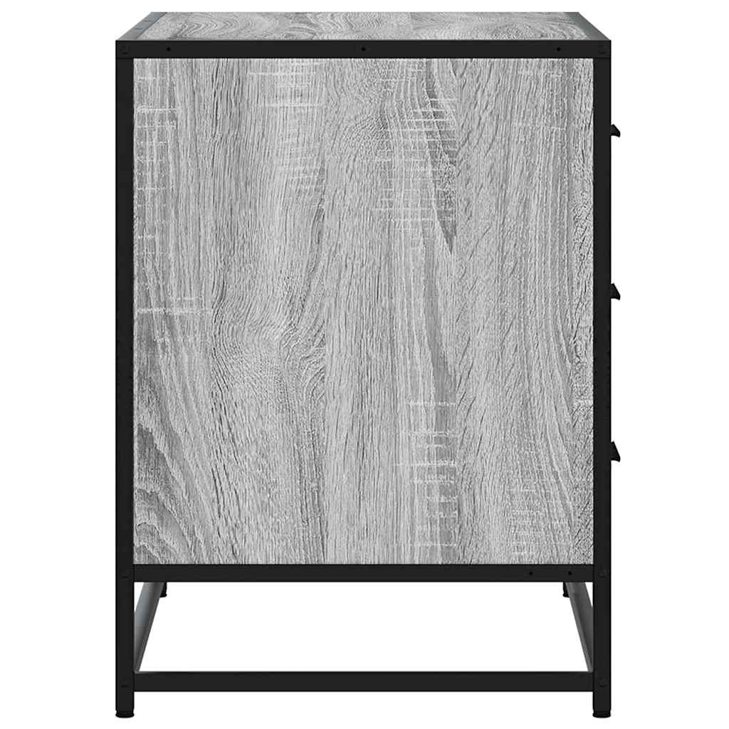 vidaXL Ντουλάπι συρταριών Γκρι Sonoma 70x41x56 cm Ξύλινη κατασκευή