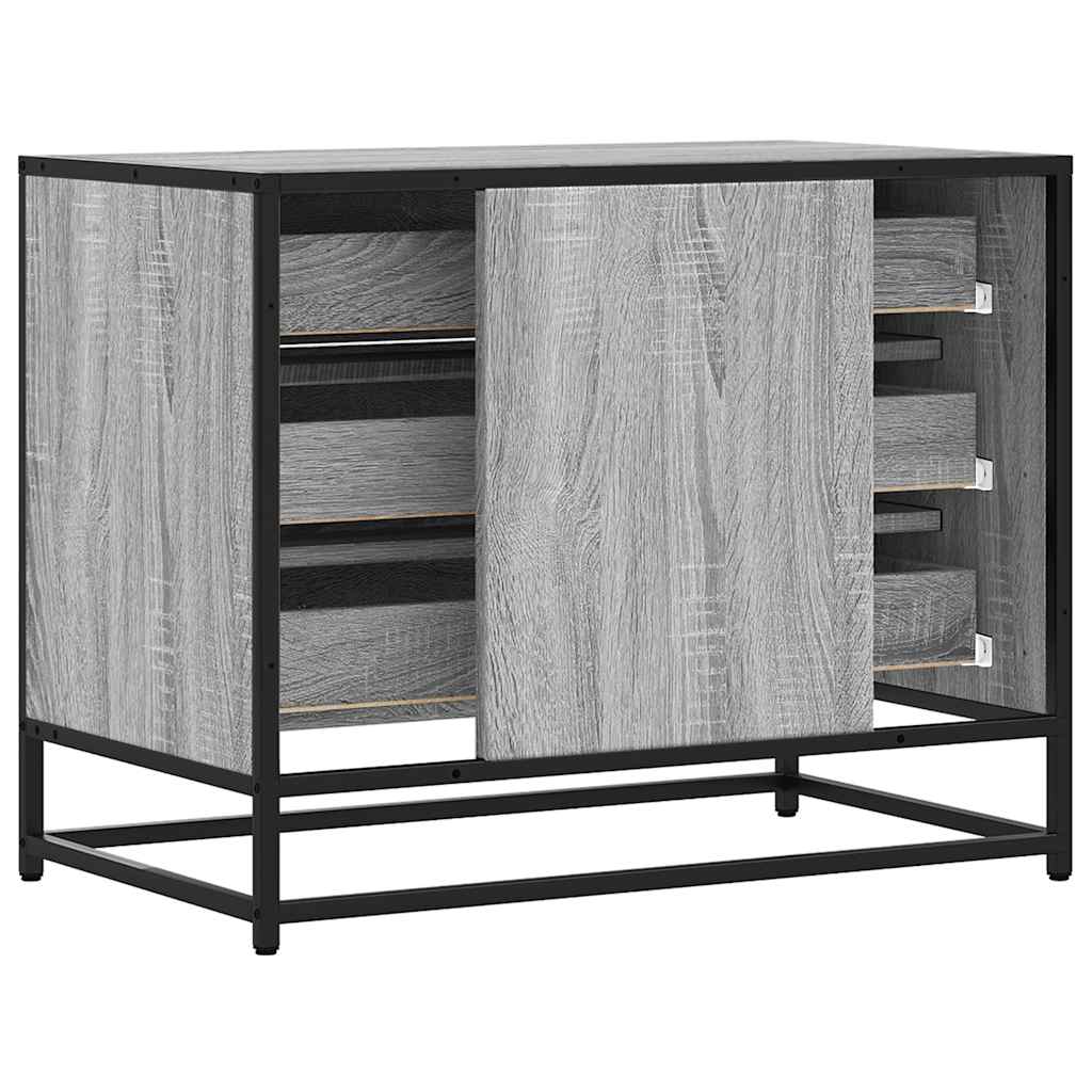 vidaXL Ντουλάπι συρταριών Γκρι Sonoma 70x41x56 cm Ξύλινη κατασκευή