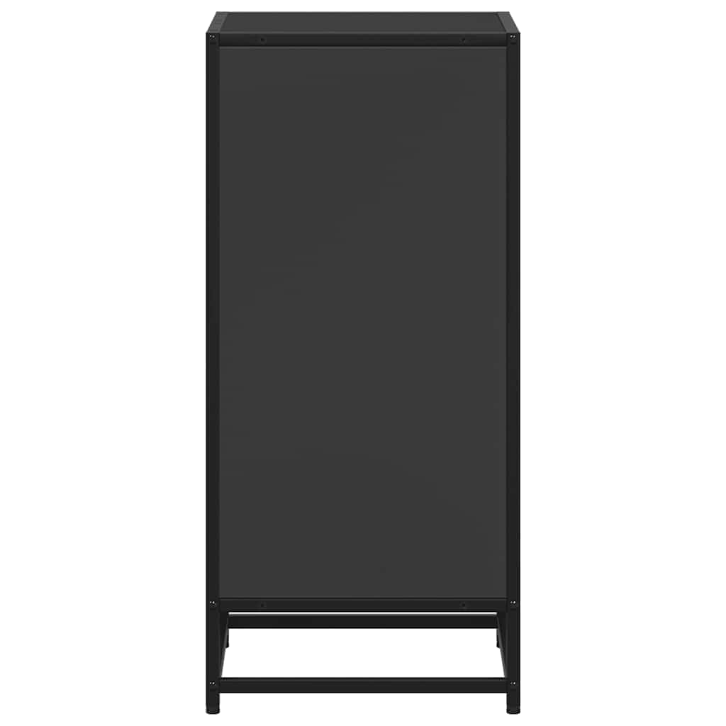 ντουλάπι βιβλίων vidaXL Μαύρο 40x35x76 cm Κατασκευασμένο ξύλο