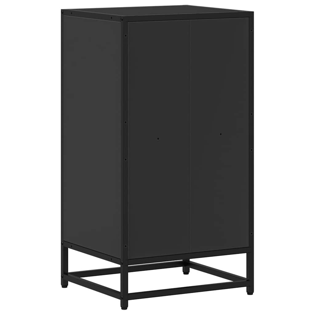 ντουλάπι βιβλίων vidaXL Μαύρο 40x35x76 cm Κατασκευασμένο ξύλο
