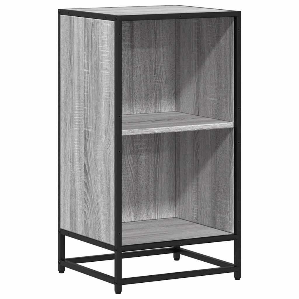 ντουλάπι βιβλίων vidaXL Γκρι Sonoma 40x35x76 cm Κατασκευασμένο ξύλο