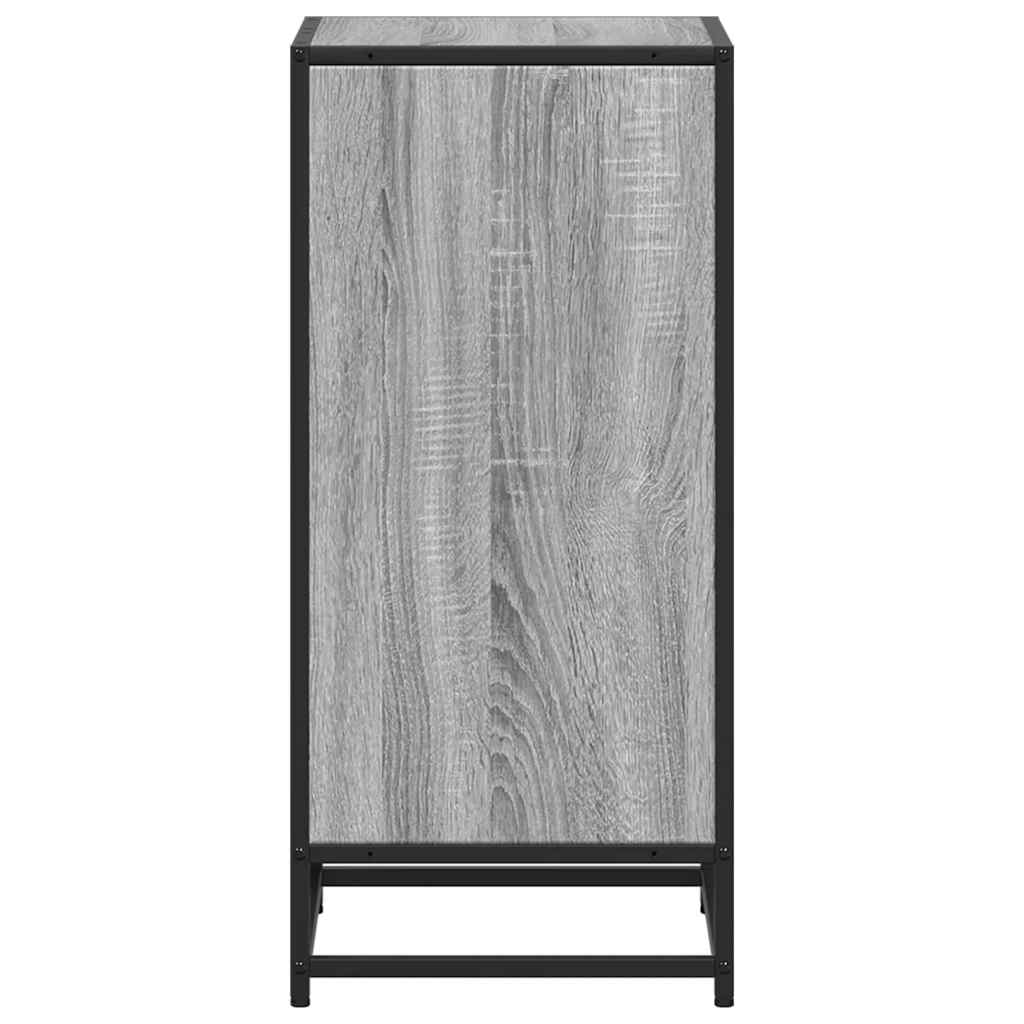 ντουλάπι βιβλίων vidaXL Γκρι Sonoma 40x35x76 cm Κατασκευασμένο ξύλο