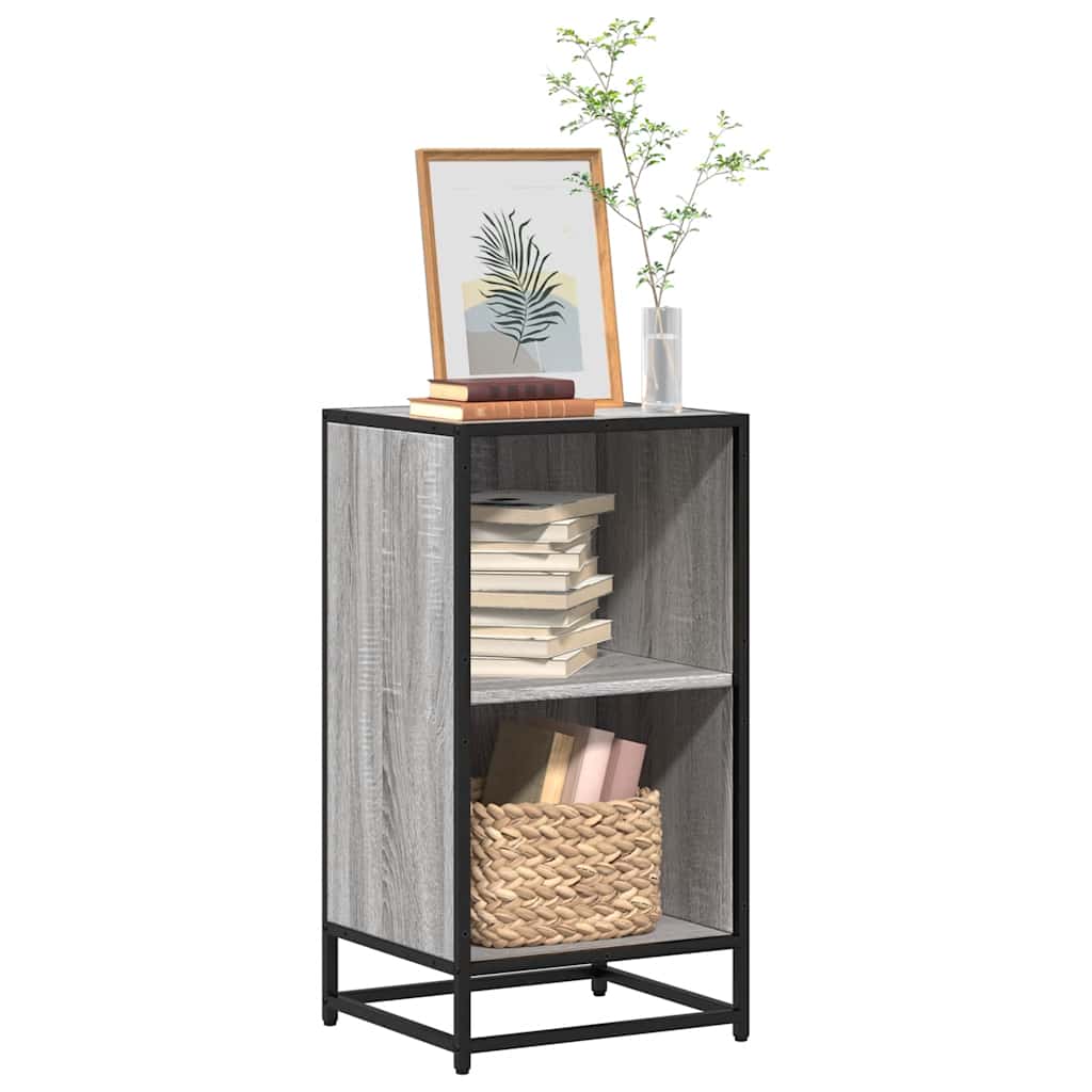 ντουλάπι βιβλίων vidaXL Γκρι Sonoma 40x35x76 cm Κατασκευασμένο ξύλο