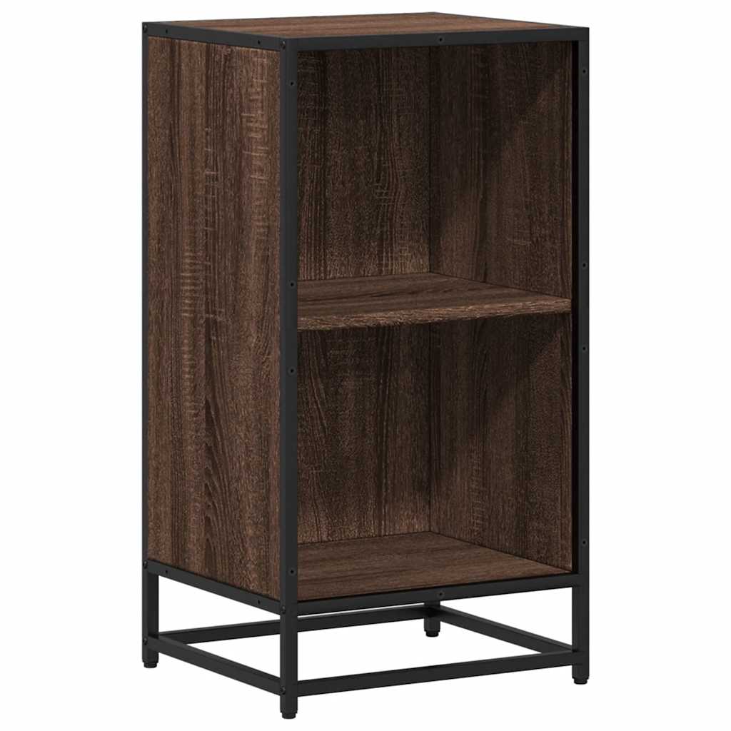 vidaXL Ντουλάπι βιβλίων καφέ δρυς 40x35x76 cm Ξύλινο μηχανουργικό ξύλο