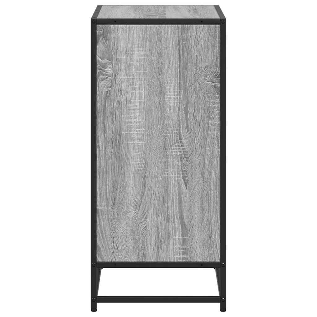 ντουλάπι βιβλίων vidaXL Γκρι Sonoma 60x35x76 cm Κατασκευασμένο ξύλο