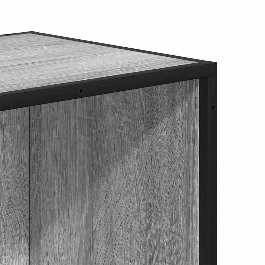ντουλάπι βιβλίων vidaXL Γκρι Sonoma 60x35x76 cm Κατασκευασμένο ξύλο