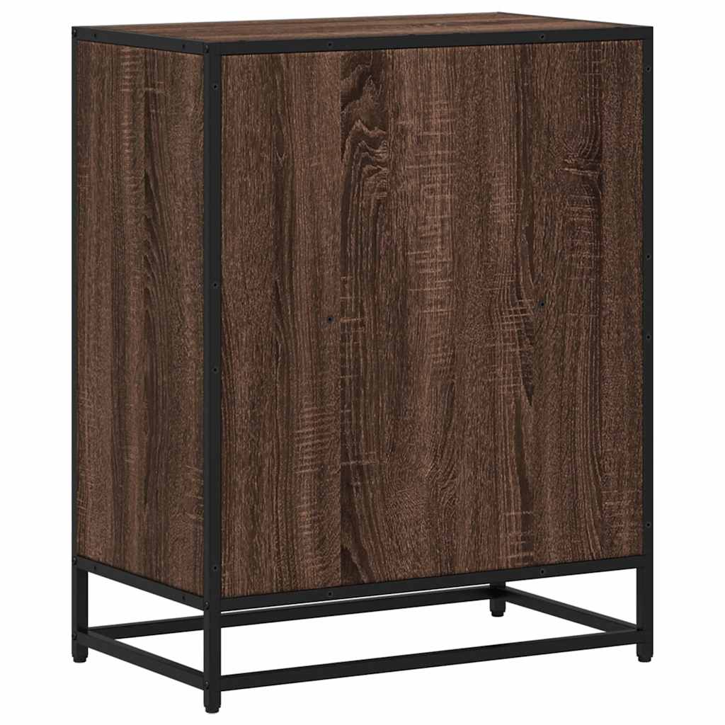 vidaXL Ντουλάπι βιβλίων καφέ δρυς 60x35x76 cm Ξύλινο μηχανουργικό ξύλο