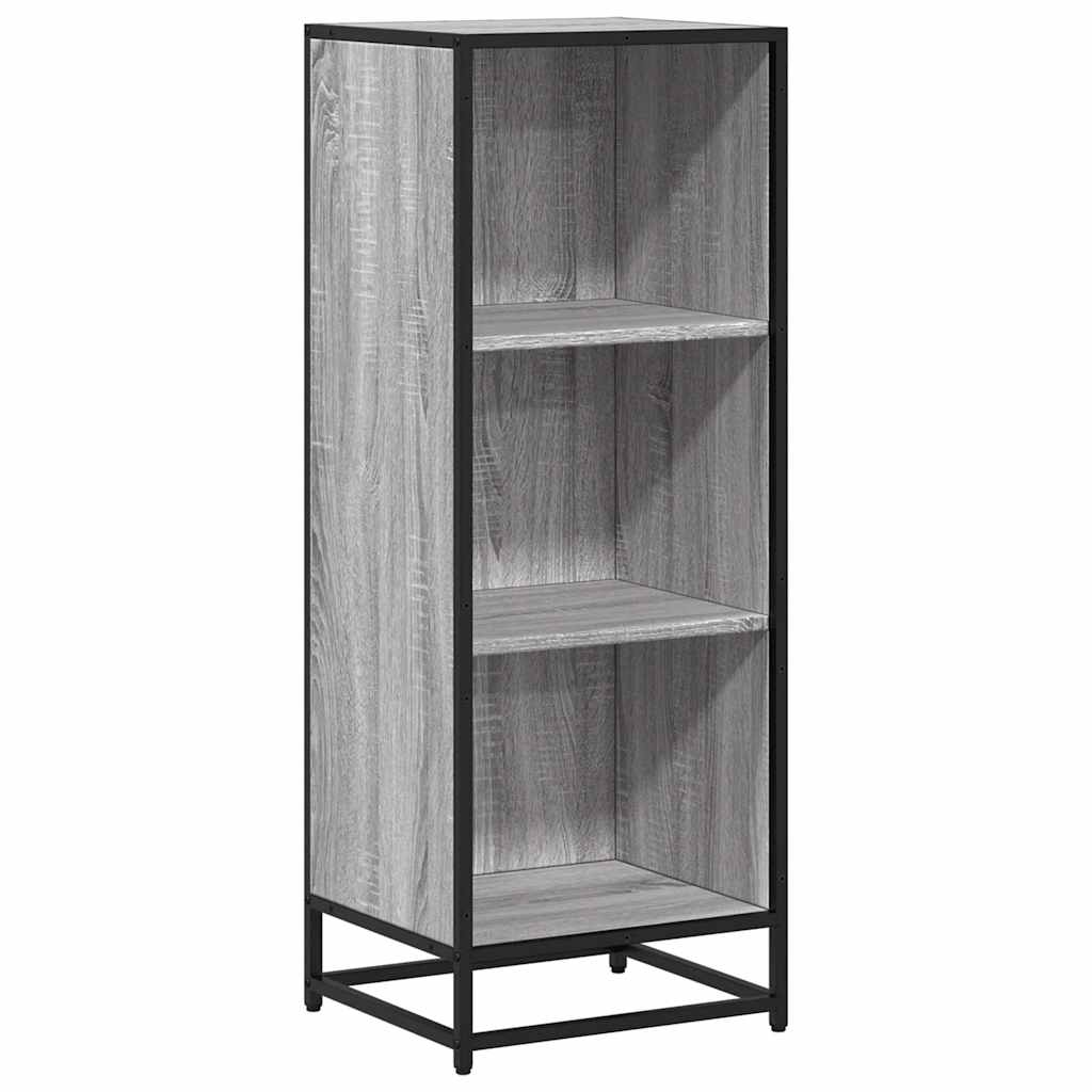 vidaXL Ντουλάπι βιβλίων Γκρι Sonoma 40x35x107,5 cm Κατασκευασμένο ξύλο