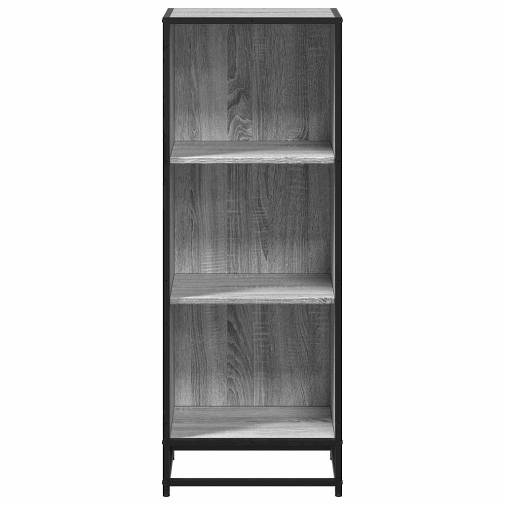 vidaXL Ντουλάπι βιβλίων Γκρι Sonoma 40x35x107,5 cm Κατασκευασμένο ξύλο
