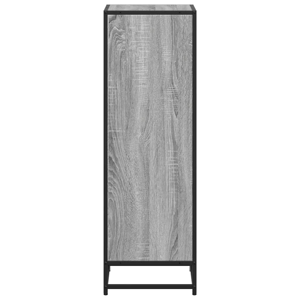 vidaXL Ντουλάπι βιβλίων Γκρι Sonoma 40x35x107,5 cm Κατασκευασμένο ξύλο