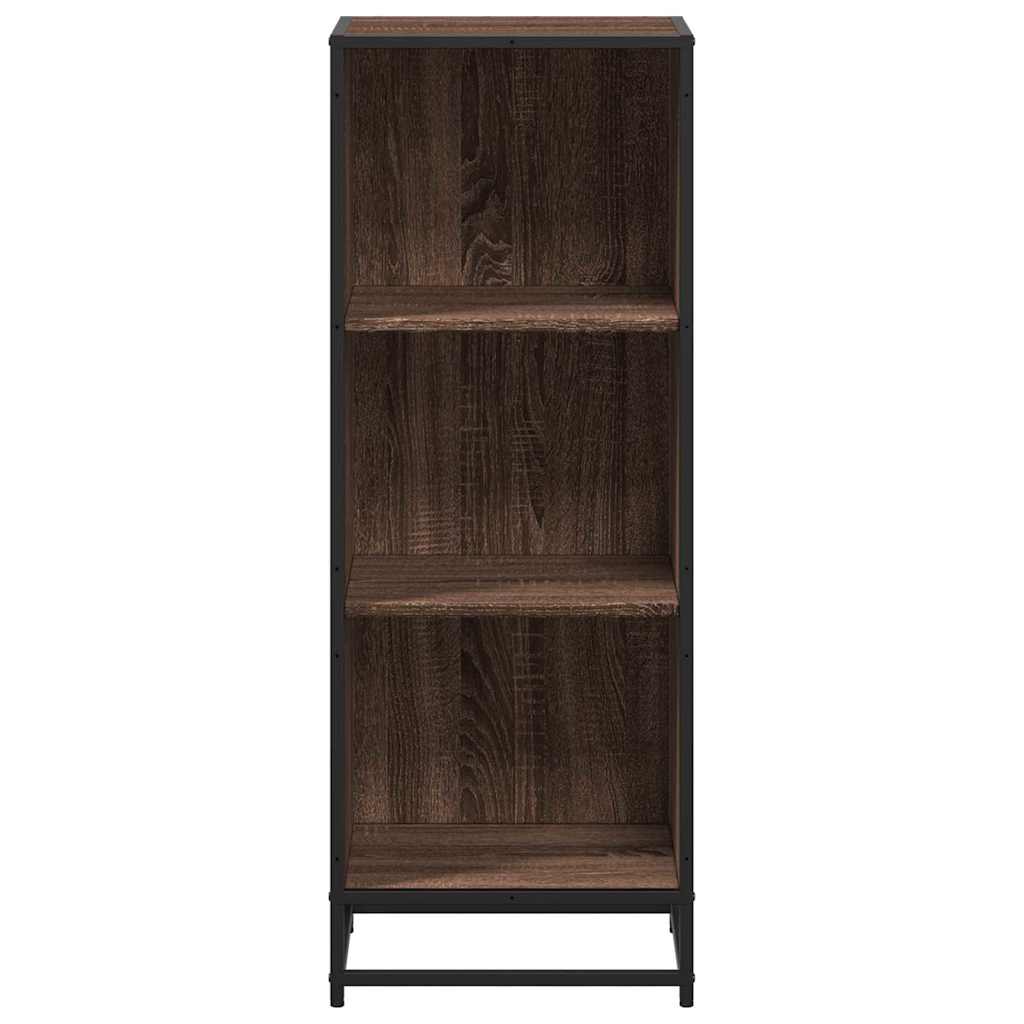 vidaXL Ντουλάπι βιβλίων καφέ δρυς 40x35x107,5 cm Κατασκευασμένο ξύλο