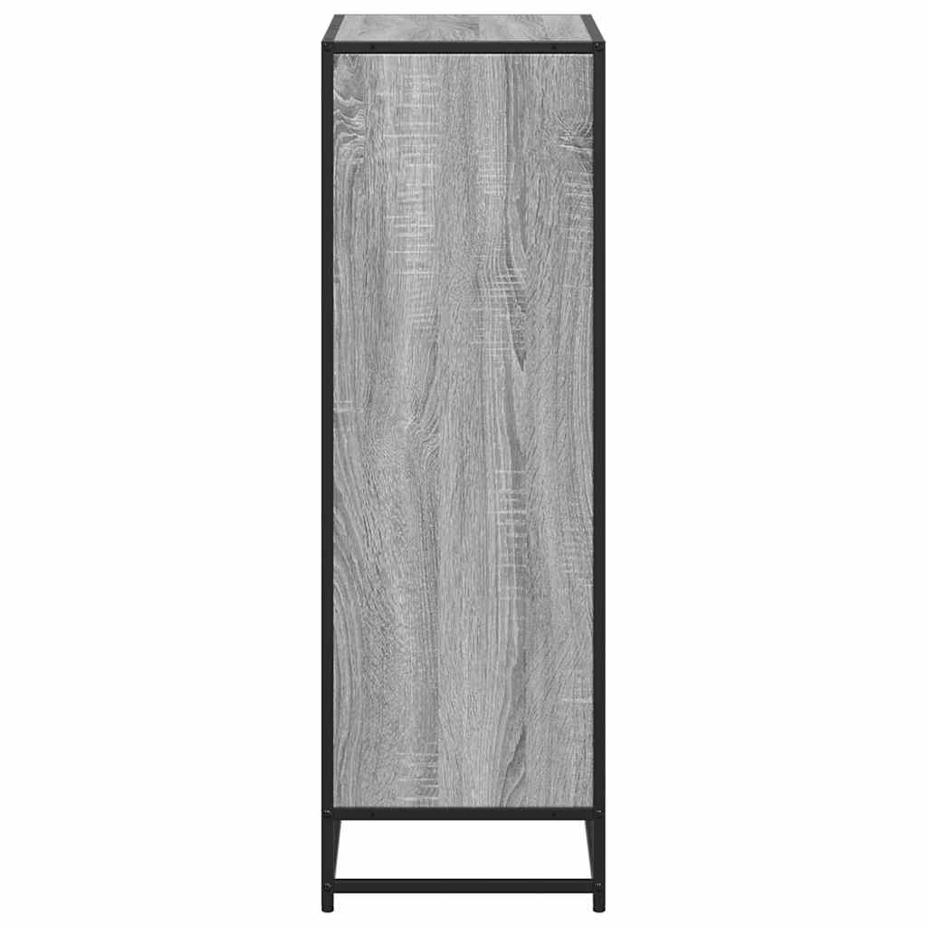 vidaXL Ντουλάπι βιβλίων Γκρι Sonoma 60x35x107,5 cm Κατασκευασμένο ξύλο