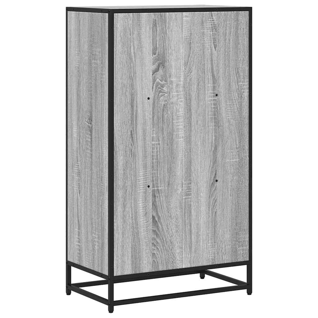vidaXL Ντουλάπι βιβλίων Γκρι Sonoma 60x35x107,5 cm Κατασκευασμένο ξύλο