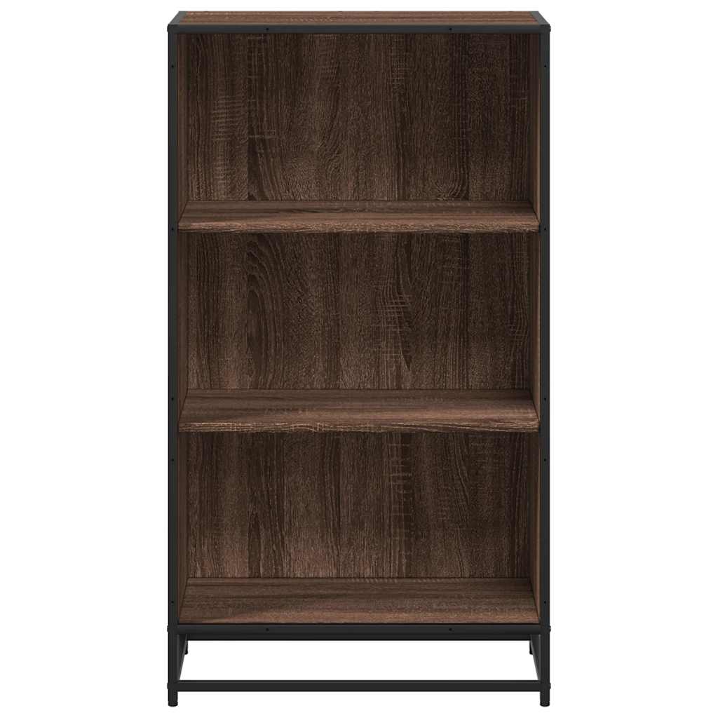 vidaXL Ντουλάπι βιβλίων καφέ δρυς 60x35x107,5 cm Κατασκευασμένο ξύλο