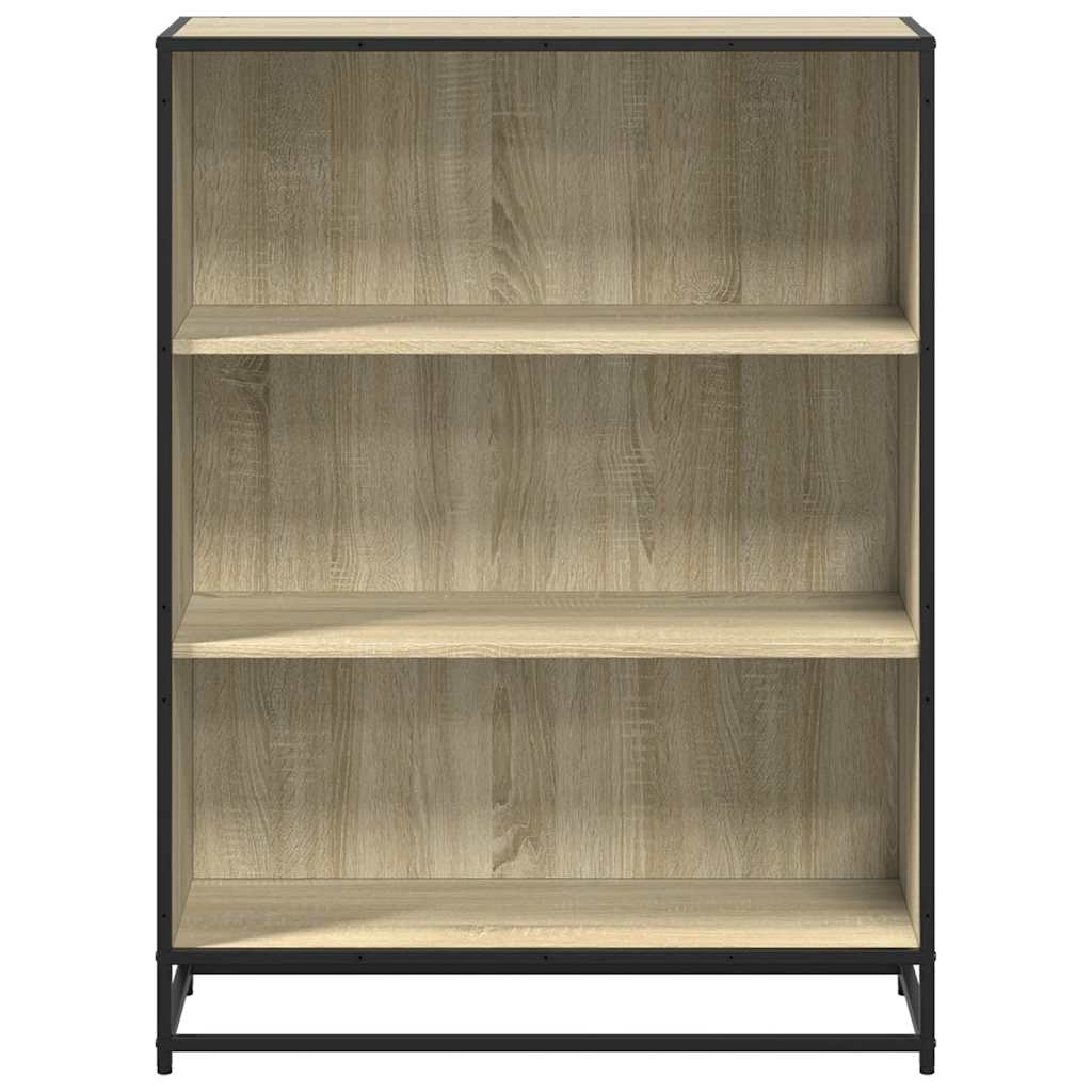 vidaXL Βιβλιοθήκη Χρώμα Sonoma Δρυς 80,5x35x107,5 εκ. Μοριοσανίδα