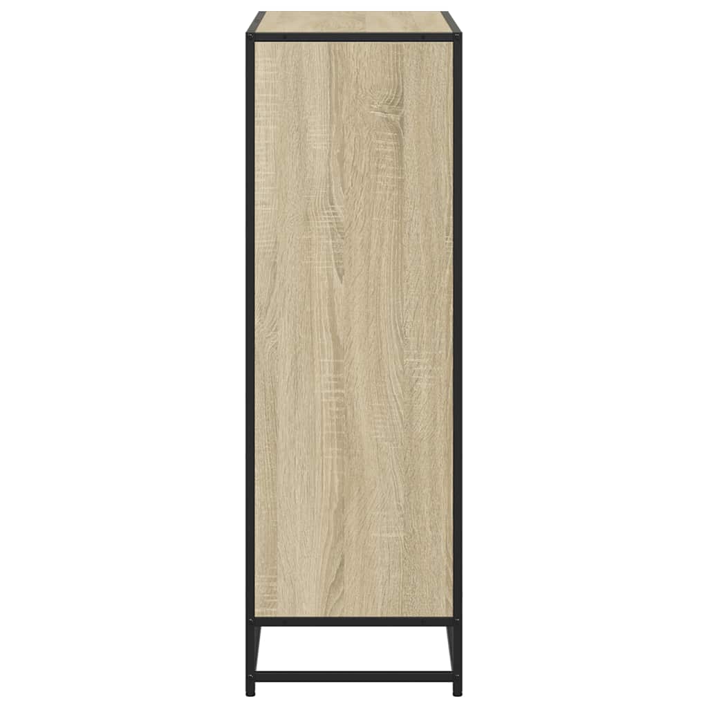 vidaXL Βιβλιοθήκη Χρώμα Sonoma Δρυς 80,5x35x107,5 εκ. Μοριοσανίδα