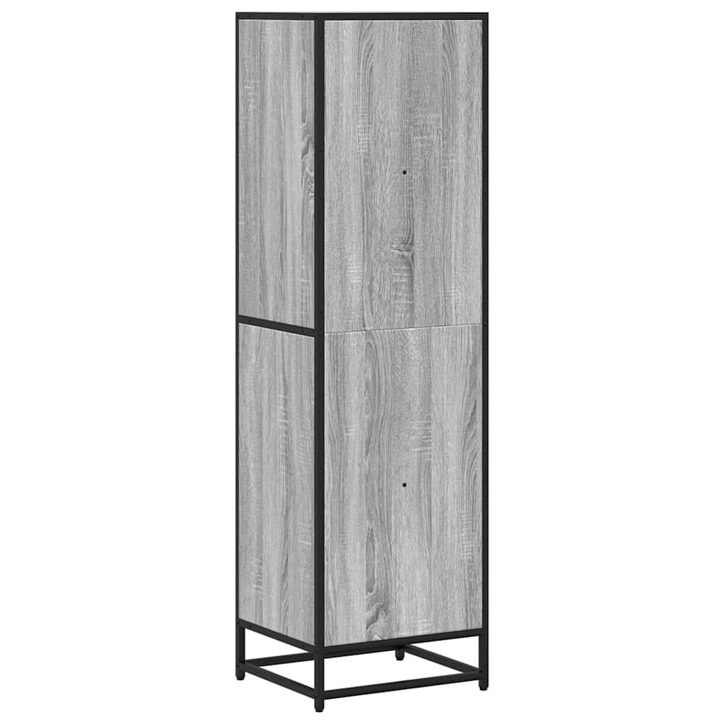 vidaXL Βιβλιοθήκη Γκρι Sonoma 40x35x139 εκ. από Επεξεργασμένο Ξύλο