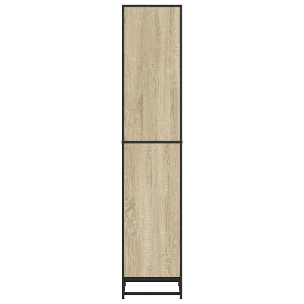 vidaXL Βιβλιοθήκη Χρώμα Sonoma Δρυς 40x35x170,5 εκ. Μοριοσανίδα