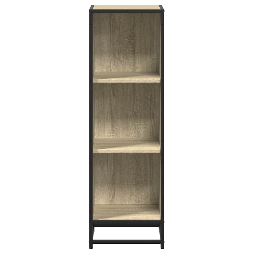 vidaXL Βιβλιοθήκη Sonoma Δρυς 33,5x33x107,5 εκ. Επεξεργασμένο Ξύλο