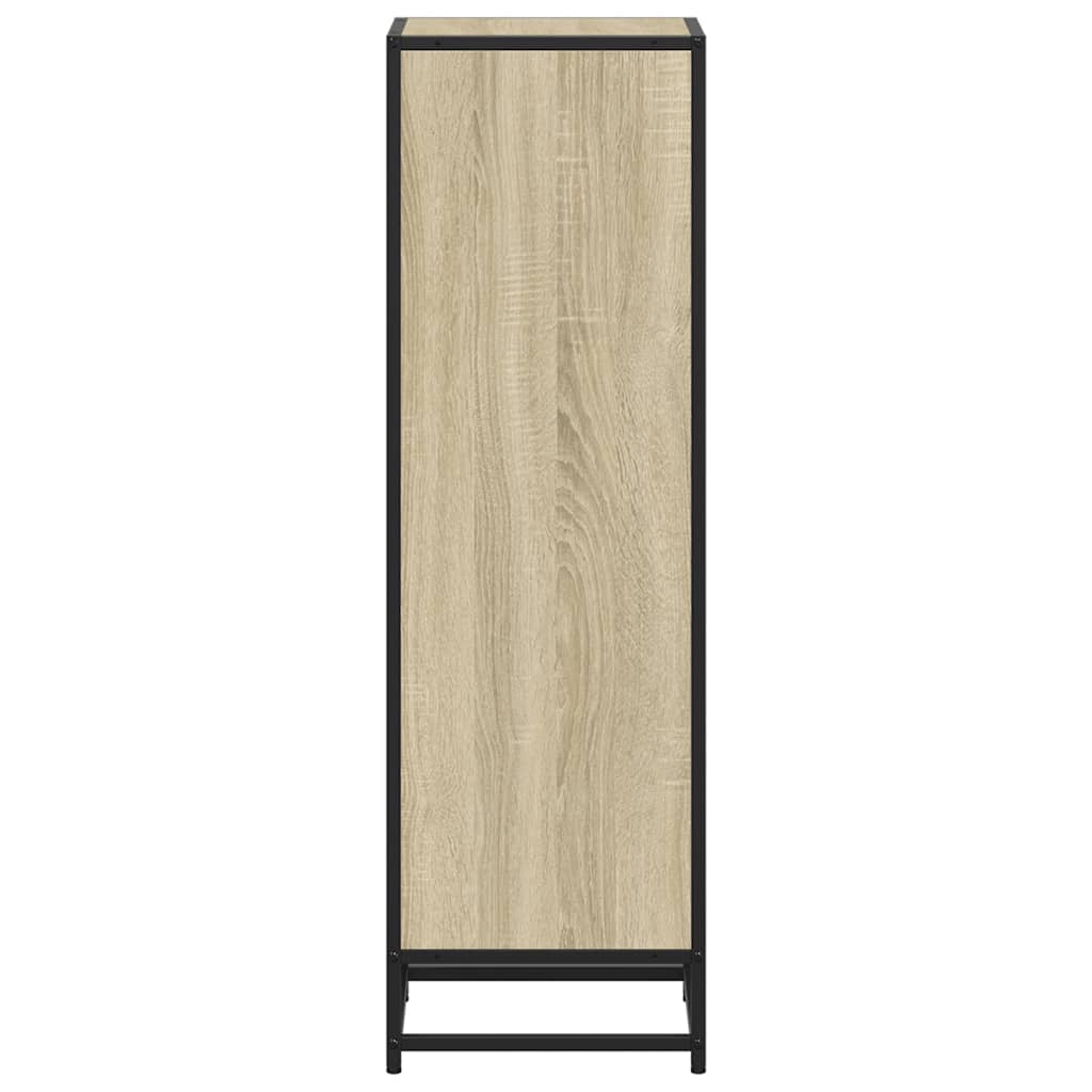 vidaXL Βιβλιοθήκη Sonoma Δρυς 33,5x33x107,5 εκ. Επεξεργασμένο Ξύλο