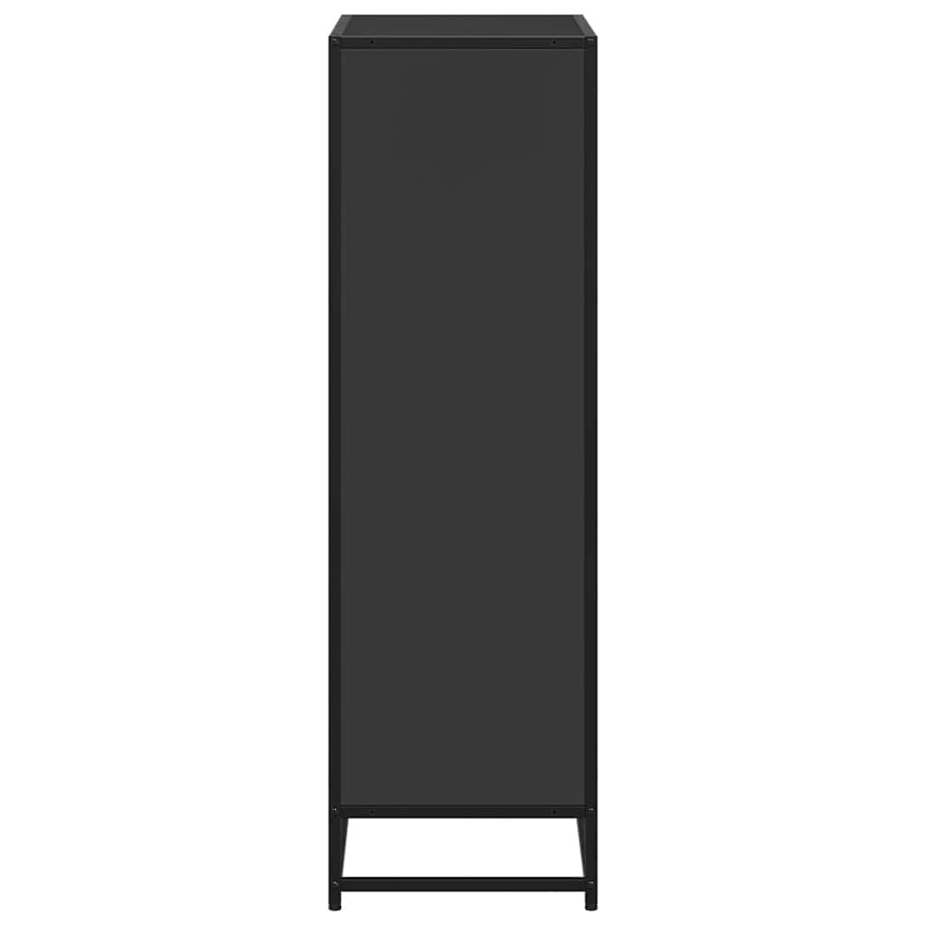 vidaXL Βιβλιοθήκη Μαύρο 65,5x33x107,5 εκ. από Επεξεργασμένο Ξύλο