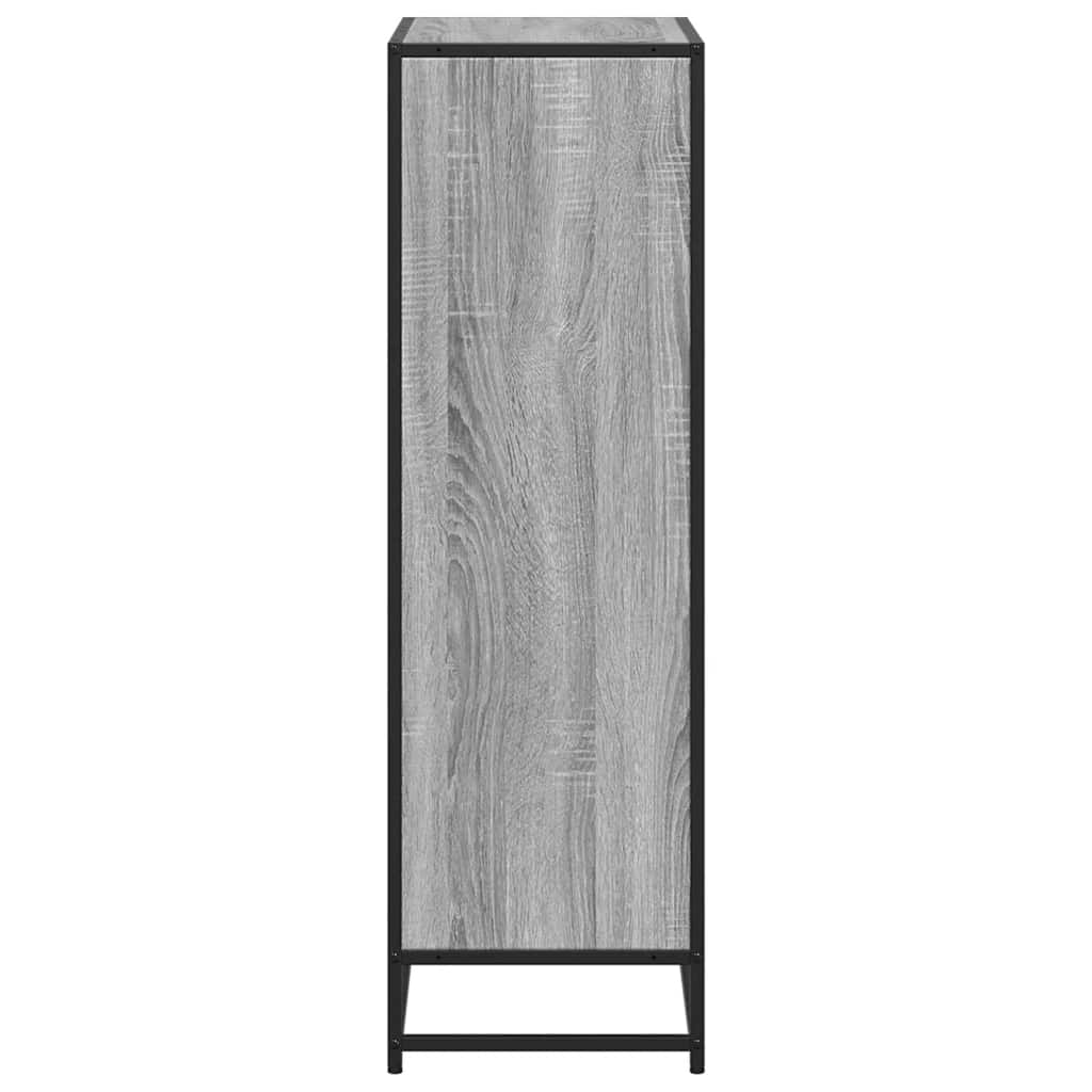 vidaXL Βιβλιοθήκη Γκρι sonoma 65,5x33x107,5 εκ. Επεξεργασμένο Ξύλο