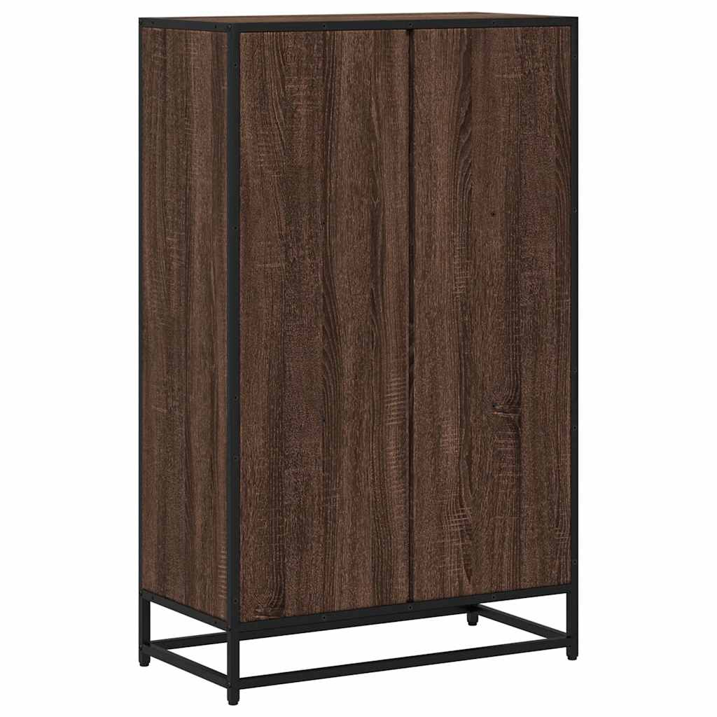 vidaXL Βιβλιοθήκη Καφέ Δρυς 65,5x33x107,5 εκ. από Επεξεργασμένο Ξύλο